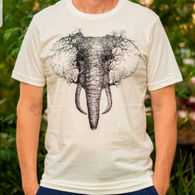 Camiseta SP 304  Elefante  Creme