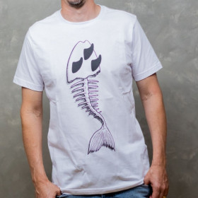 Camiseta SP304 Peixe Prancha Branca