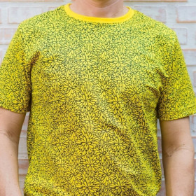 Camiseta  SP 304 Especial Flor Amarela