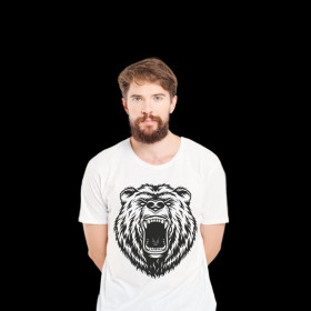 Camiseta SP 304 Urso Creme