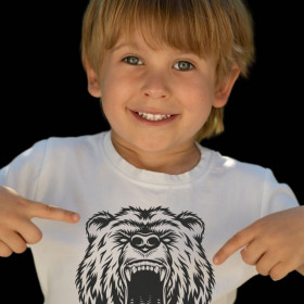 Camiseta SP304 Urso Creme